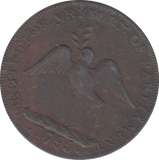 1795 LONDON HALFPENNY TOKEN
