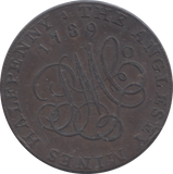 1789 ANGLESEY HALFPENNY TOKEN