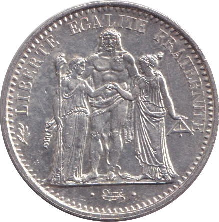 1967 SILVER 10 FRANC FRANCE