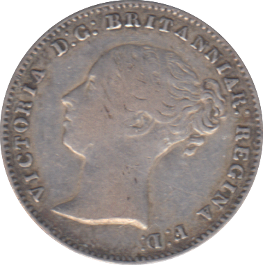 1857 THREEPENCE ( GF )