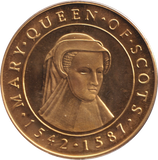 2007 MARY QUEEN OF SCOTS MEDALLION