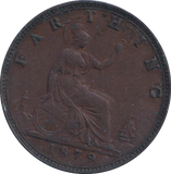 1879 FARTHING ( VF )
