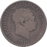 1819 HALFCROWN ( FINE )