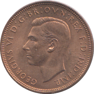 1937 HALFPENNY ( AUNC ) 1