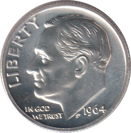 1964 SILVER DIMA USA