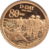 2024 GOLD PROOF FIVE POUND ALDERNEY