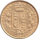 1864 GOLD SOVEREIGN ( GVF )