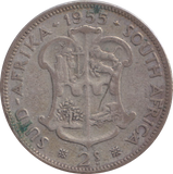1955 SOUTH AFRICA TWO SHILLINGS