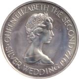 1972 SILVER BAILIWICK OF JERSEY TWO POUNDS FIFTY PENCE