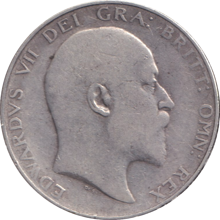 1904 HALFCROWN ( FINE )