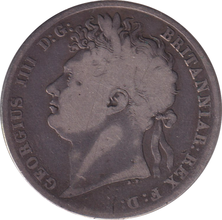1821 HALFCROWN ( FINE )