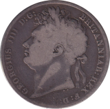 1821 HALFCROWN ( FINE )