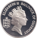 1994 SILVER PROOF TWO POUNDS ANNIVERSARY NORMANDY BAILIWICK OF GUERNSEY