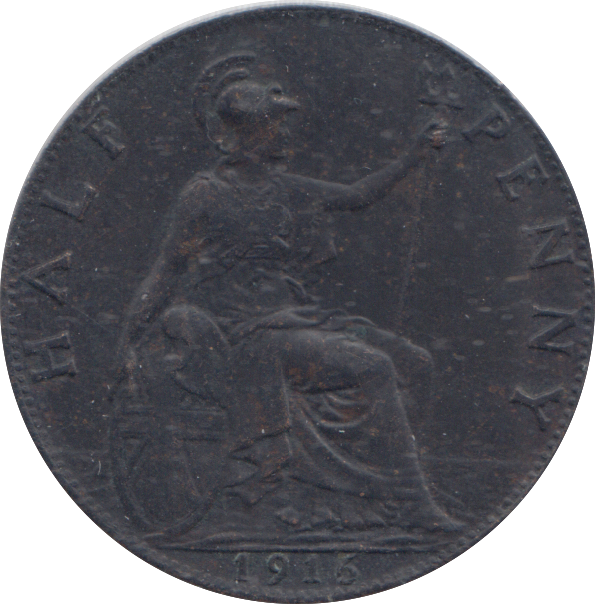 1916 HALFPENNY ( EF )