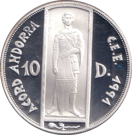 1993 SILVER 10 DINERS ANDORRA