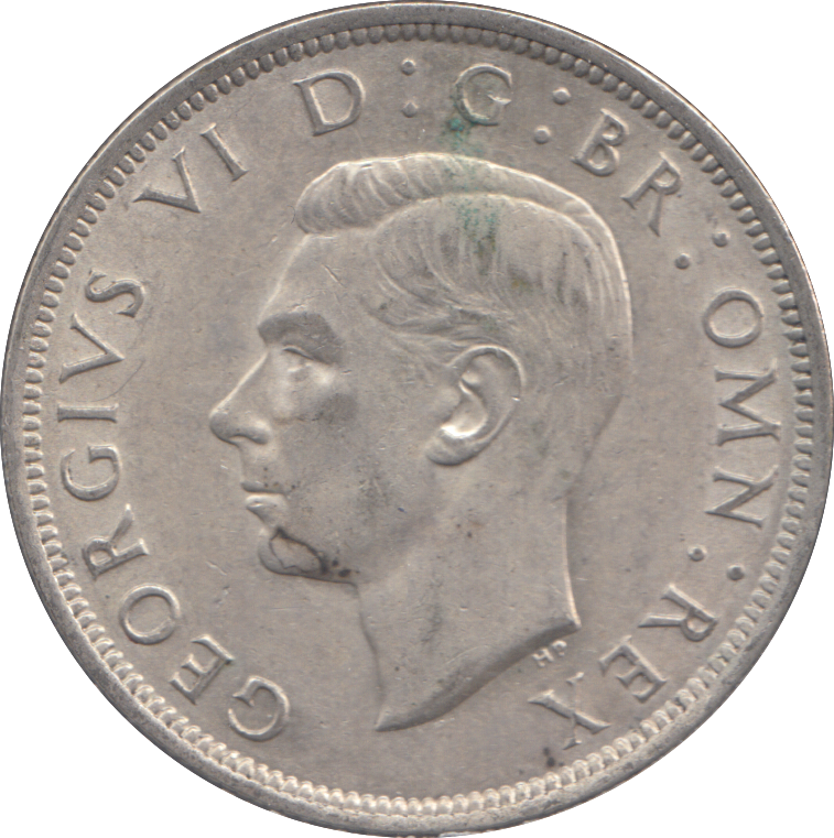 1942 HALFCROWN ( AUNC )