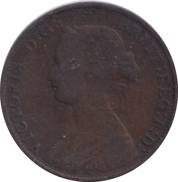 1861 HALFPENNY ( NF )