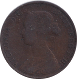 1861 HALFPENNY ( NF )