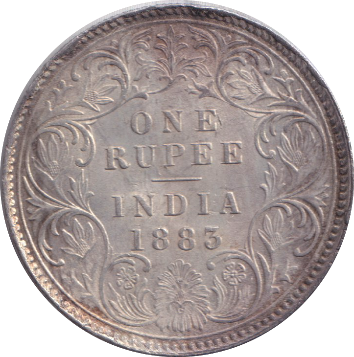 1883 INDIA ONE RUPEE