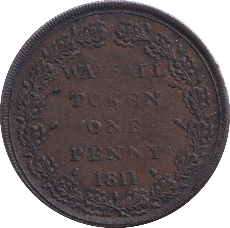 1811 WALSALL PENNY TOKEN