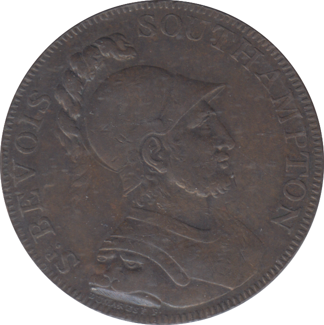 1791 SOUTHAMPTON HALFPENNY TOKEN
