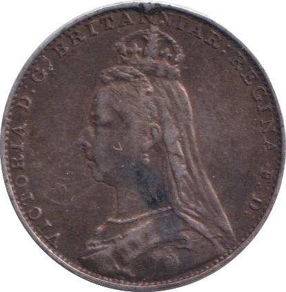 1890 MAUNDY FOURPENCE ( GF )