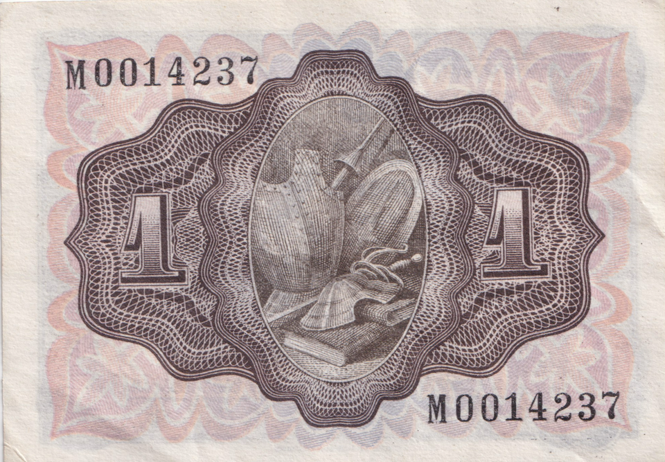 1951 1 PESTAS BANKNOTE SPAIN REF-1636