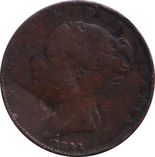 1841 FARTHING ( FINE )
