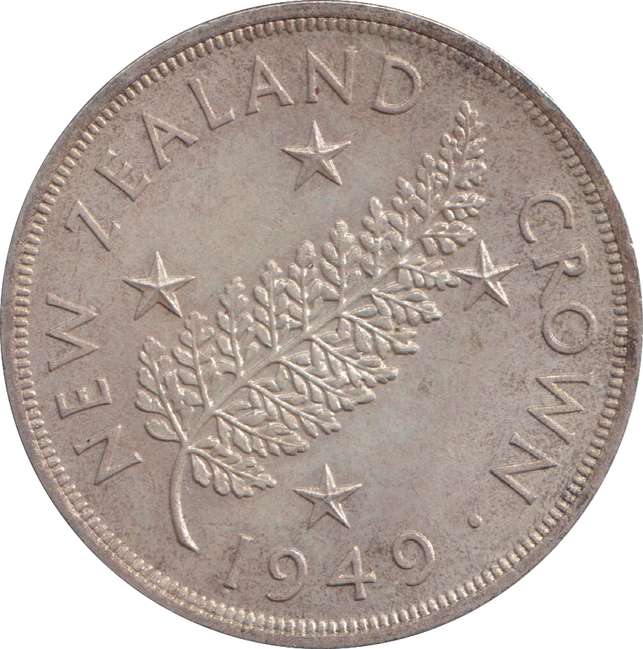 1949 SILVER CROWN NEW ZEALAND 1