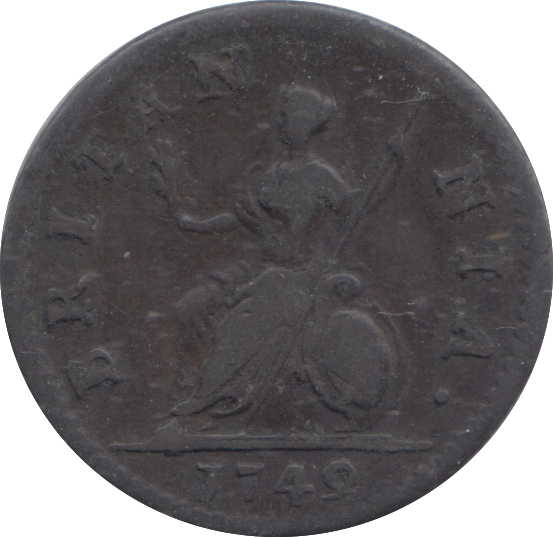 1749 FARTHING ( FINE )