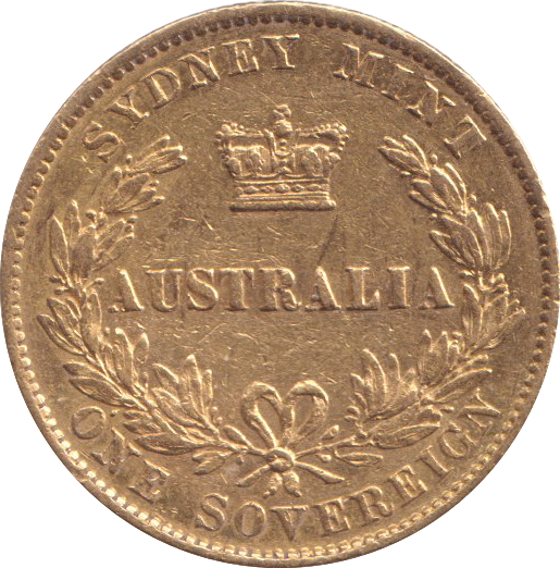 1868 GOLD SOVEREIGN AUSTRALIA