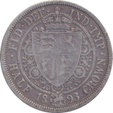 1893 HALFCROWN ( NF )
