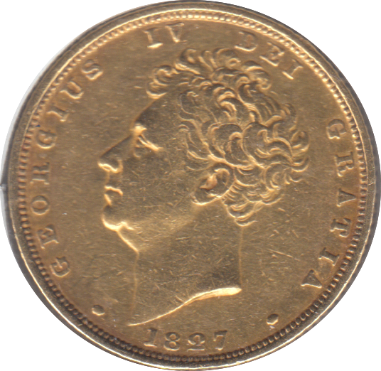 1827 GOLD SOVEREIGN ( GVF )