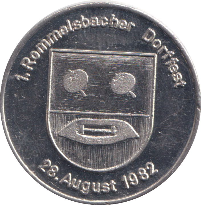 1982 CHURCH AND TOWN HALL GERMANY MEDAL