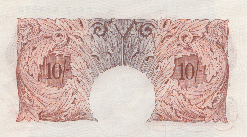 10 SHILLING BANKNOTE O BRIEN REF SHILL-76