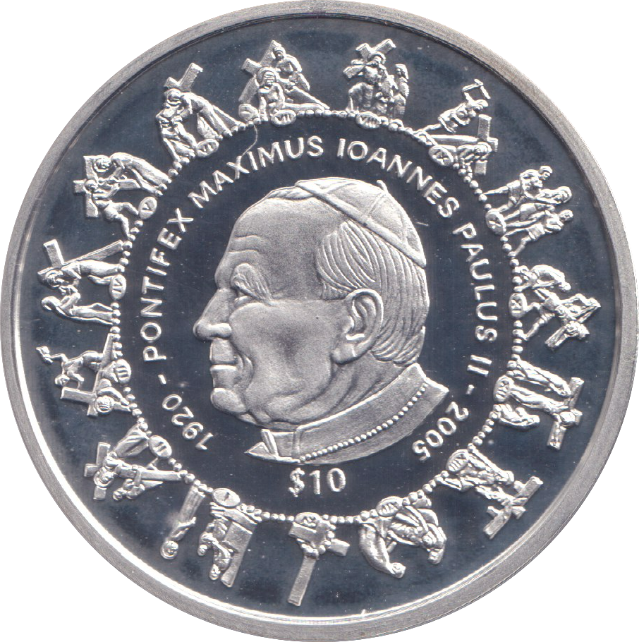 2005 SILVER PROOF 10 DOLLAR REPUBLIC OF SIERRA LEONE