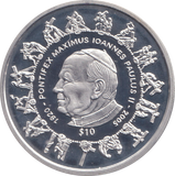 2005 SILVER PROOF 10 DOLLAR REPUBLIC OF SIERRA LEONE