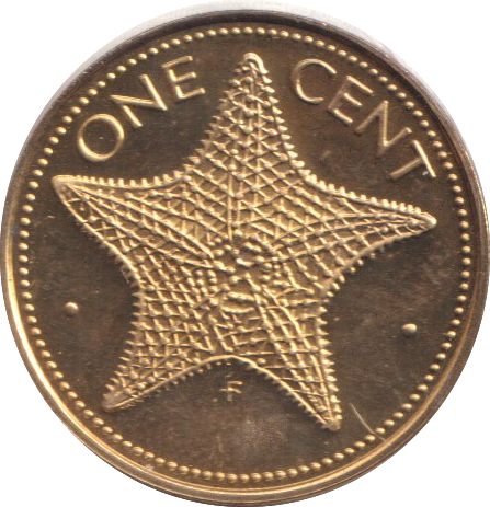 1974 ONE CENT BAHAMAS