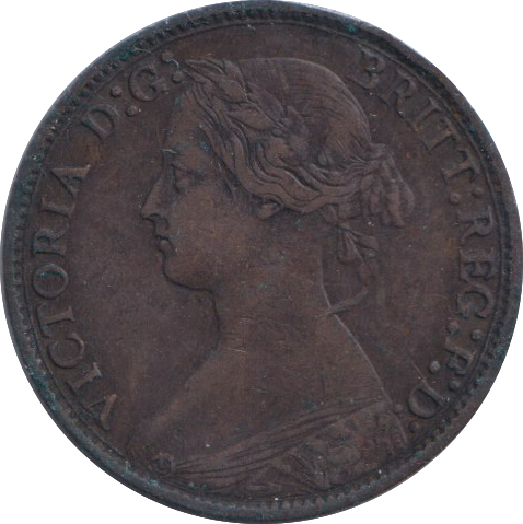 1873 FARTHING ( VF )