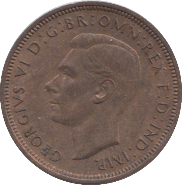 1946 HALF PENNY ( UNC )