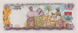 1968 FIFTY CENTS BAHAMAS BANKNOTE REF-1755