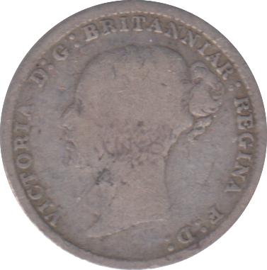 1880 THREEPENCE ( FINE )