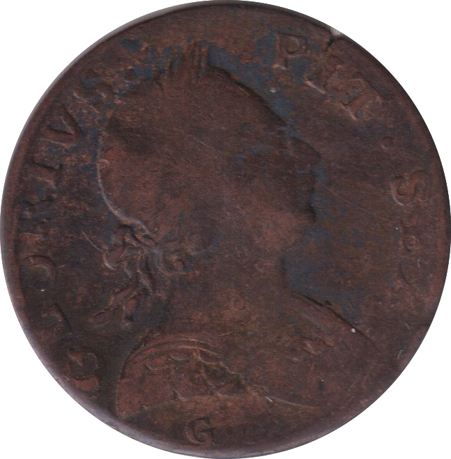 1779 HALFPENNY ( FINE )