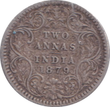 1879 INDIA TWO ANNA