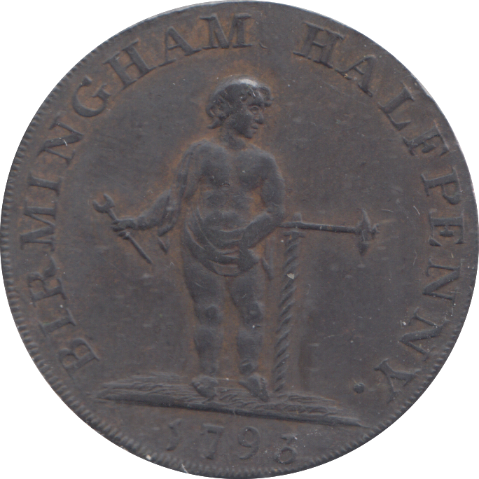 1793 BIRMINGHAM HALFPENNY TOKEN