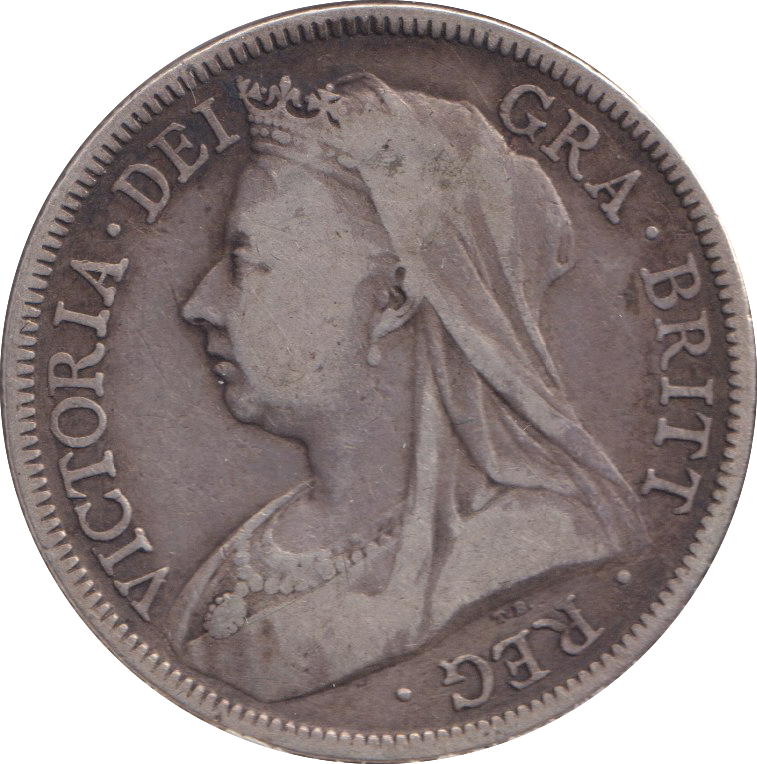 1893 HALFCROWN ( GF )