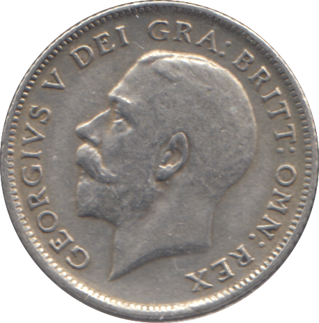 1922 SIXPENCE ( GVF )