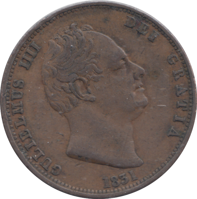 1831 HALFPENNY ( GVF )