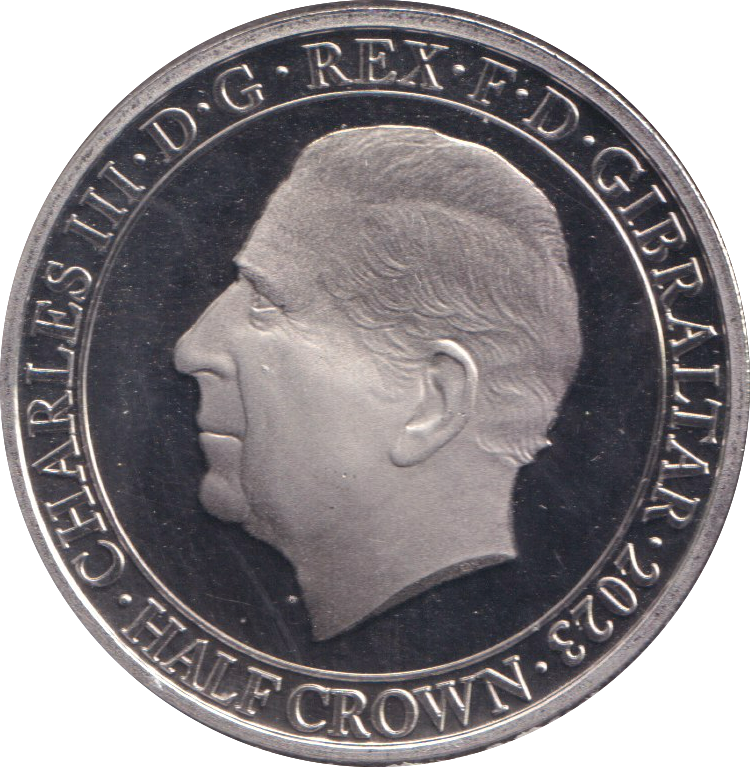 2023 HALF CROWN GIBRALTAR