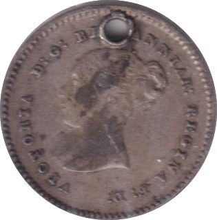 1838 TWOPENCE ( VF ) HOLED
